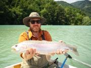 lake Rainbow July trout